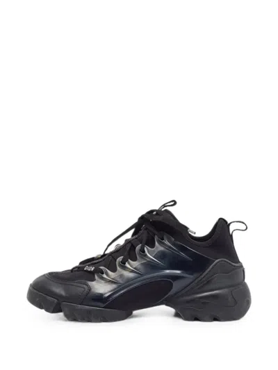 Pre-owned Dior D-connect Sneakers In Black