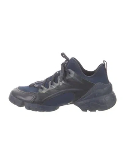 Pre-owned Dior D-connect Sneakers In Blue