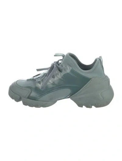 Pre-owned Dior D-connect Sneakers Chunky Sneakers In Blue