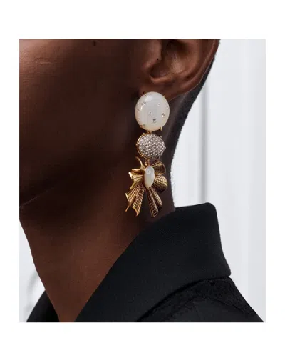 Dior Deco Earrings In Gold