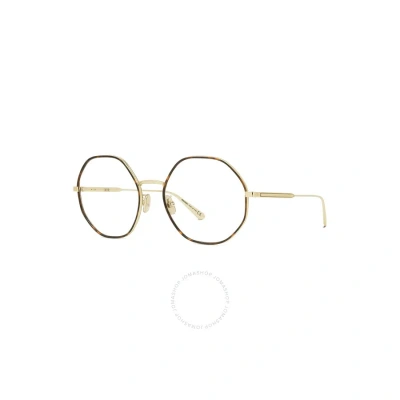 Dior Demo Geometric Ladies Eyeglasses Cd50019u 030 55 In Gold