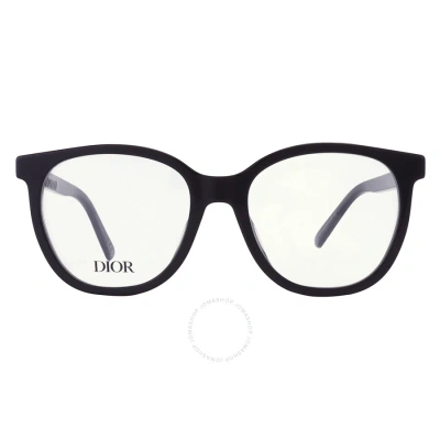 Dior Demo Oval Ladies Eyeglasses Cd50037i 005 53 In Black