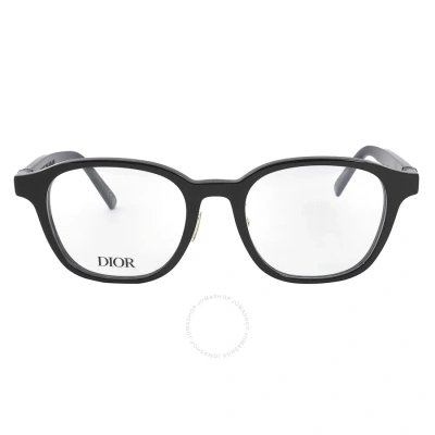 Dior Demo Square Ladies Eyeglasses Cd50045f 005 53 In Black