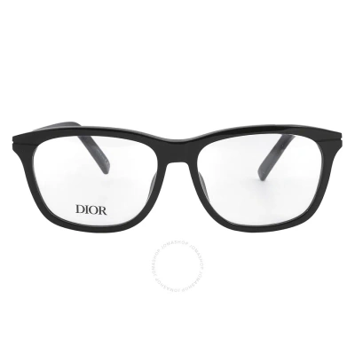 Dior Demo Square Men's Eyeglasses Dm50005i 001 57 In Black