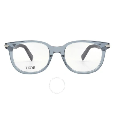 Dior Demo Square Men's Eyeglasses Dm50038i 084 55 In Blue