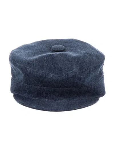 Pre-owned Dior Denim Hat In Blue
