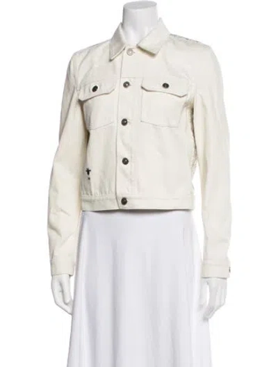 Pre-owned Dior Denim Jacket In Black/neutrals