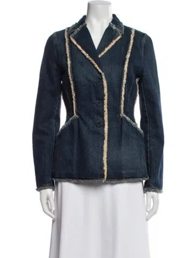 Pre-owned Dior Denim Jacket In Blue