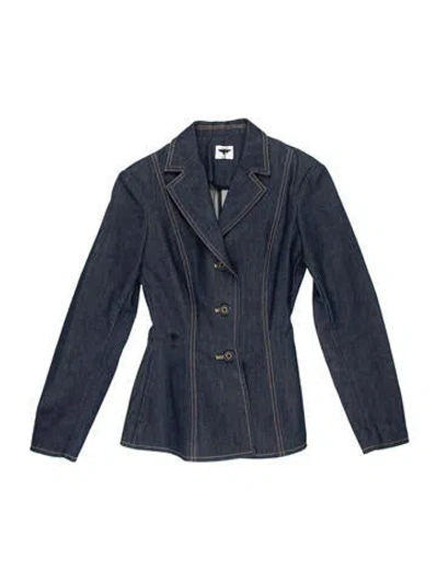 Pre-owned Dior Denim Jacket In Blue