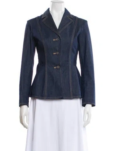 Pre-owned Dior Denim Jacket In Blue
