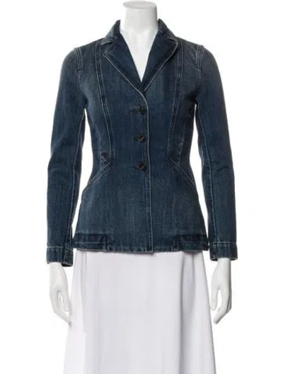 Pre-owned Dior Denim Jacket In Blue