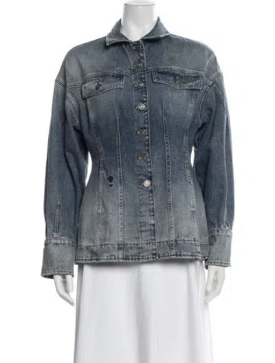 Pre-owned Dior Denim Jacket In Blue