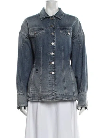 Pre-owned Dior Denim Jacket In Blue