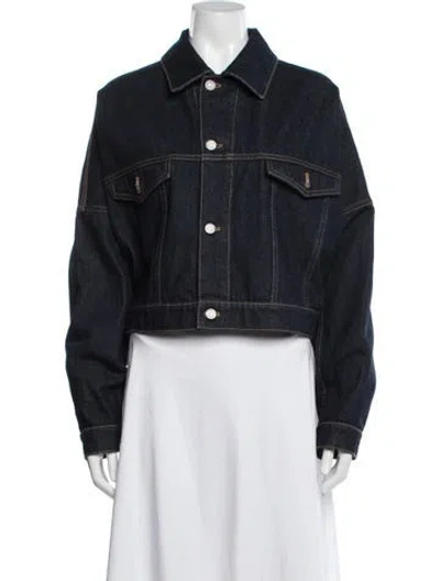 Pre-owned Dior Denim Jacket In Blue