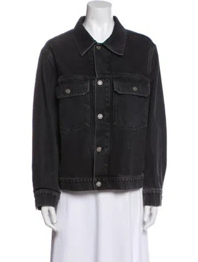 Pre-owned Dior Denim Jacket In Gray