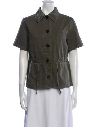 Pre-owned Dior Denim Jacket In Green