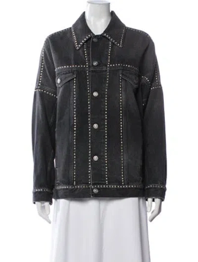 Pre-owned Dior Denim Jacket In Grey