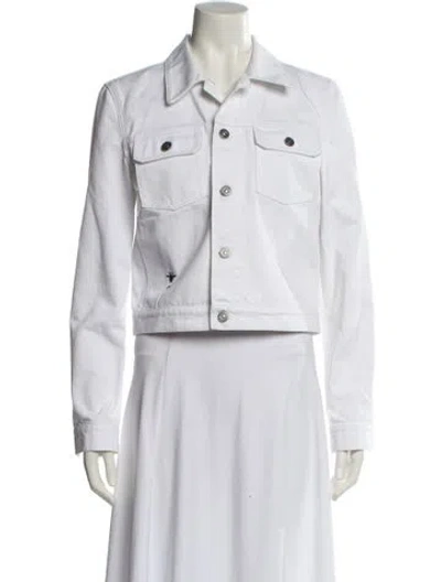 Pre-owned Dior Denim Jacket In Neutral