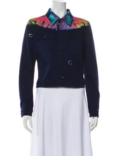 Pre-owned Dior Denim Jacket W/ Tags In Blue