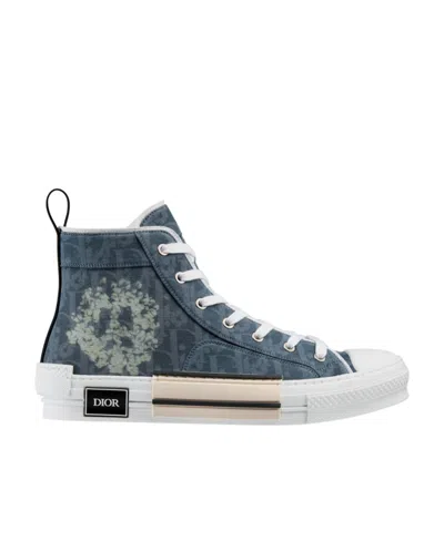 Dior Denim Tears X  B23 High-top Casual Shoes In Blue