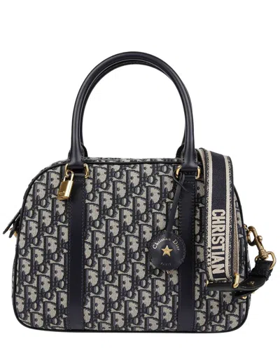 Dior Devive Large Bowling Tote Shoulder Bag (authentic Pre-loved) In Black