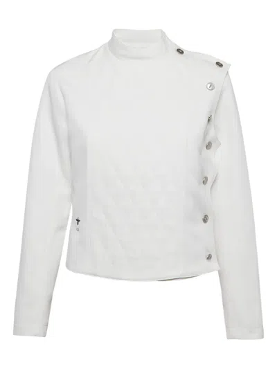Pre-owned Dior Diamond-quilted Jacket In White