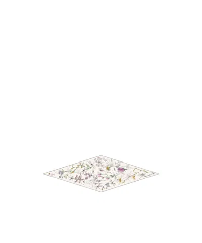 Dior Diamond Scarf In White