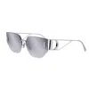 Dior Eyewear 30montaigne B3u Butterfly Frame Sunglasses In Metallic