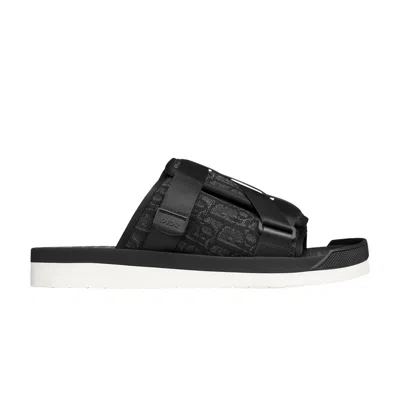 Pre-owned Dior Alpha Sandal ' Oblique - Black White' | Men's Size 40