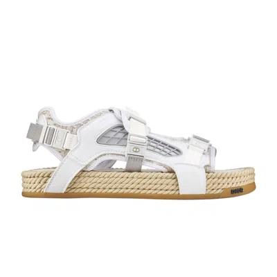 Pre-owned Dior Atlas Sandal ' Oblique - White' | Men's Size 42