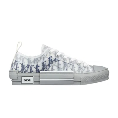 Pre-owned Dior B23 ' Oblique - Blue Grey' | Men's Size 36 In Gray