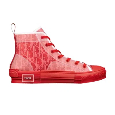 Pre-owned Dior B23 High ' Oblique - Red' | Men's Size 42