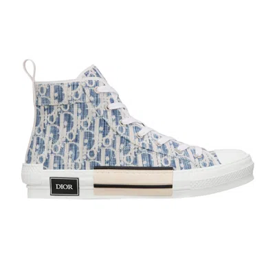 Pre-owned Dior B23 High ' Oblique Kasuri - Blue' | Men's Size 43