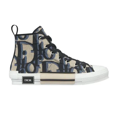 Pre-owned Dior B23 High 'maxi  Oblique - Beige Black' | Brown | Men's Size 44