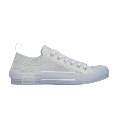 Pre-owned Dior B23 Low ' Oblique - Transparent White' | Men's Size 41