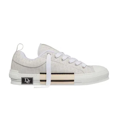 Pre-owned Dior B23 Skater ' Oblique - Cream' | Men's Size 41.5 In White