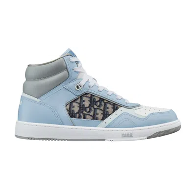 Pre-owned Dior B27 High ' Oblique - Light Blue Grey' | Men's Size 41