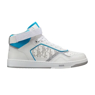 Pre-owned Dior B27 High ' Oblique - White Light Blue' | Men's Size 40