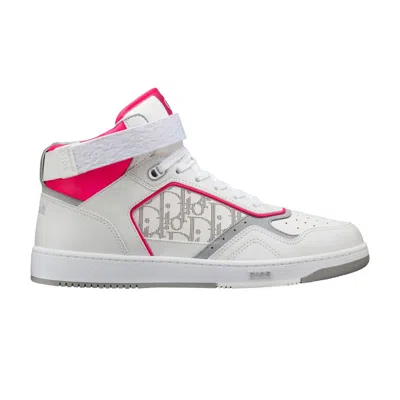 Pre-owned Dior B27 High ' Oblique - White Neon Pink' | Men's Size 40