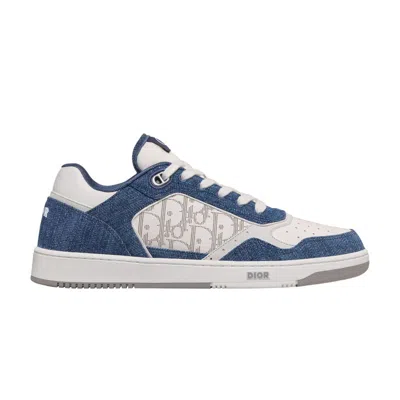Pre-owned Dior B27 Low ' Oblique - Blue Denim' | Men's Size 44