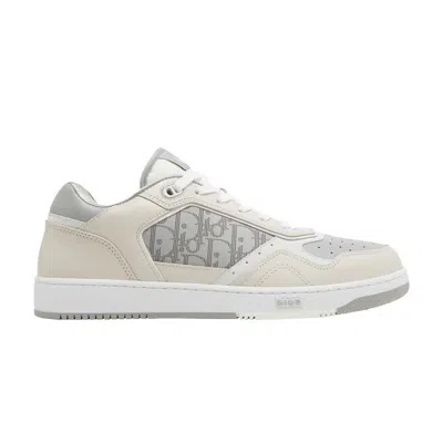Pre-owned Dior B27 Low ' Oblique Galaxy - Grey Beige' | Cream | Men's Size 48 In White