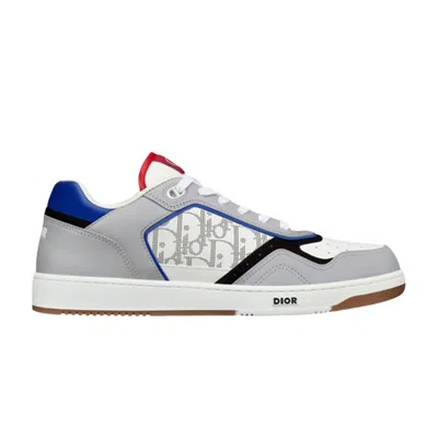 Pre-owned Dior B27 Low ' Oblique Galaxy - Grey Blue' | Men's Size 38