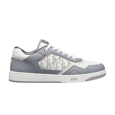 Pre-owned Dior B27 Low ' Oblique Galaxy - Grey White' | Men's Size 40 In Gray