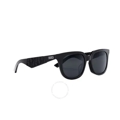 Dior B27 S3f Grey Oval Men's Sunglasses Dm40095f 01a 55 In Black