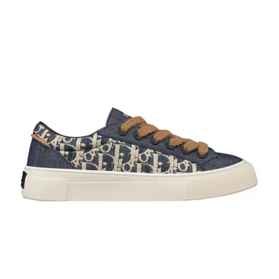 Pre-owned Dior B33 Spin' Blue Brown Denim' | Men's Size 44