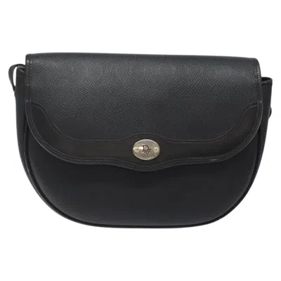 Pre-owned Dior Bobby East West Black Canvas Shoulder Bag ()