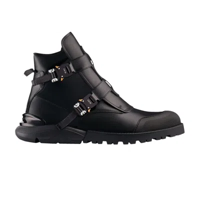 Pre-owned Dior Buckle Military Combat Boot 'black' | Men's Size 42