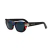 Dior C B2u 52mm Butterfly Sunglasses In Multi