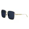 Dior Cannage S1u Sunglasses In Gold