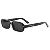 Dior Pacific S3i Rectangular-frame Acetate Sunglasses In Black